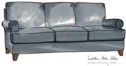 Furniture Reupholstery Guide How Much Leather Or Fabric To Lawson T Cushion Sofa 86 16 Yards 288 Sq Ft