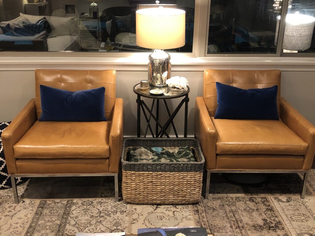 Reupholstered Chairs in Full Grain Leather