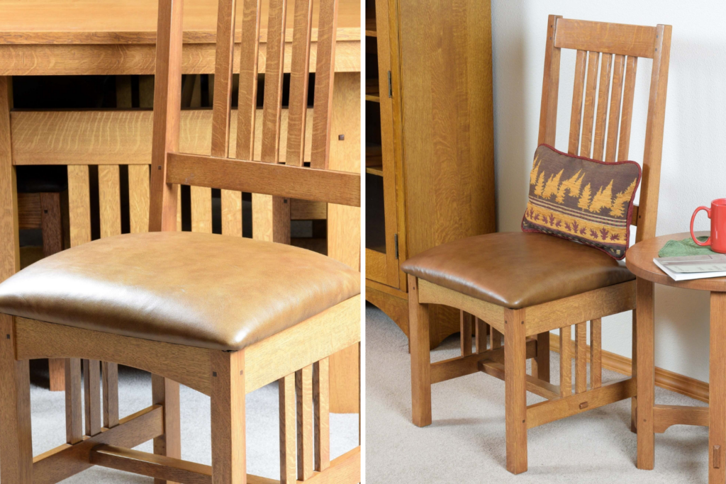 How To Reupholster A Dining Room Chair, How To Reupholster A Dining Chair Seat With Leather